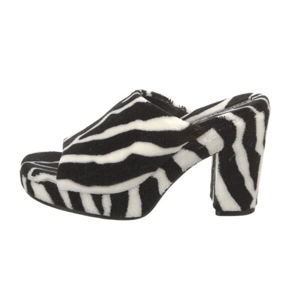 Bottega Veneta Zebra Mules